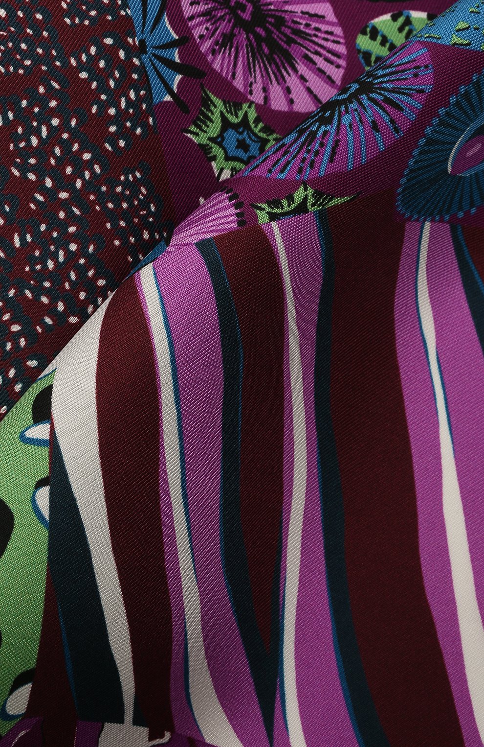 Шелковый платок ETON фиолетового цвета по цене 6150 руб., арт. A000 32949, фото 2 Шелковый платок ETON, арт. A000 32949, фото 2