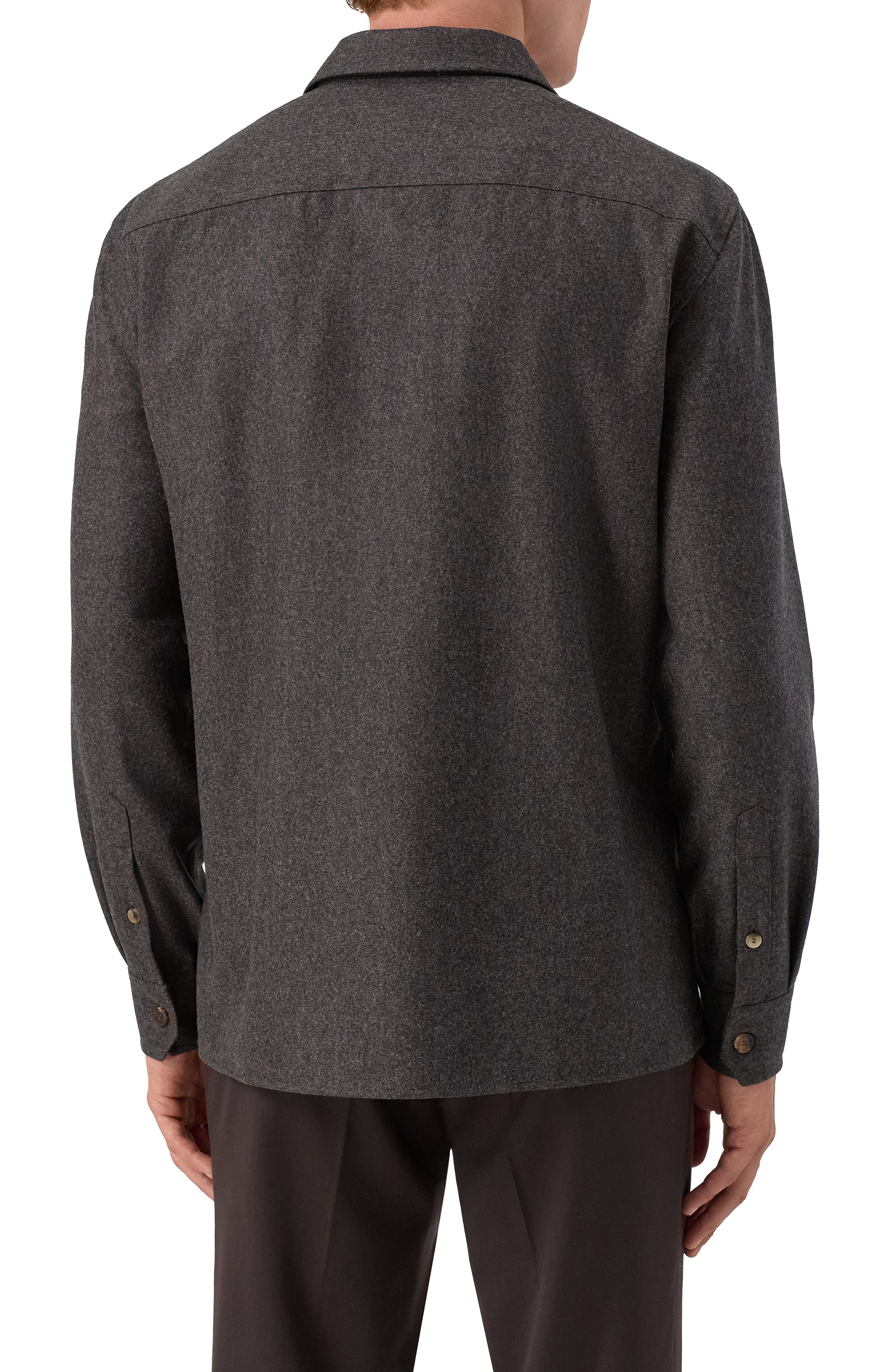 Шерстяная рубашка BRUNELLO CUCINELLI, арт. M038P0720, фото 4