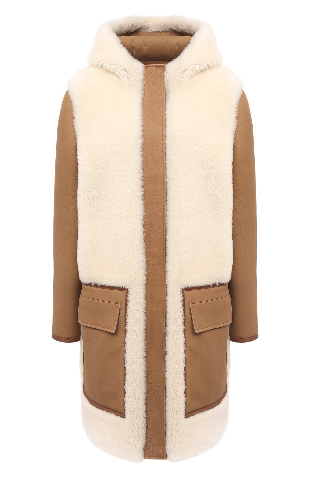 Дубленка LORO PIANA бежевого цвета по цене 1095000 руб., арт. FAL2392, фото 1 Дубленка LORO PIANA, арт. FAL2392, фото 1