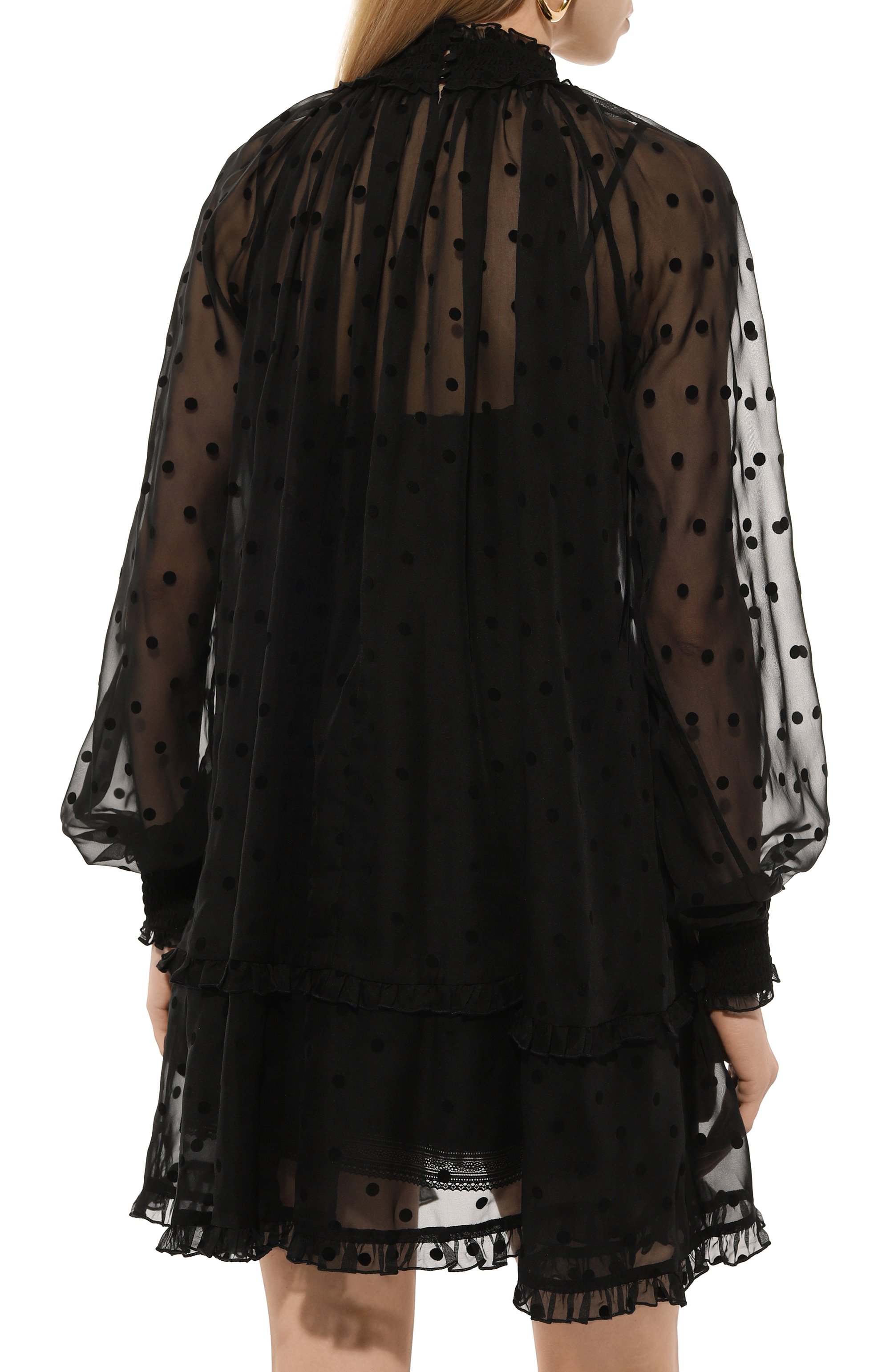 Платье THE KOOPLES черного цвета по цене 42050 руб., арт. FR0B29071K, фото 4 Платье THE KOOPLES, арт. FR0B29071K, фото 4