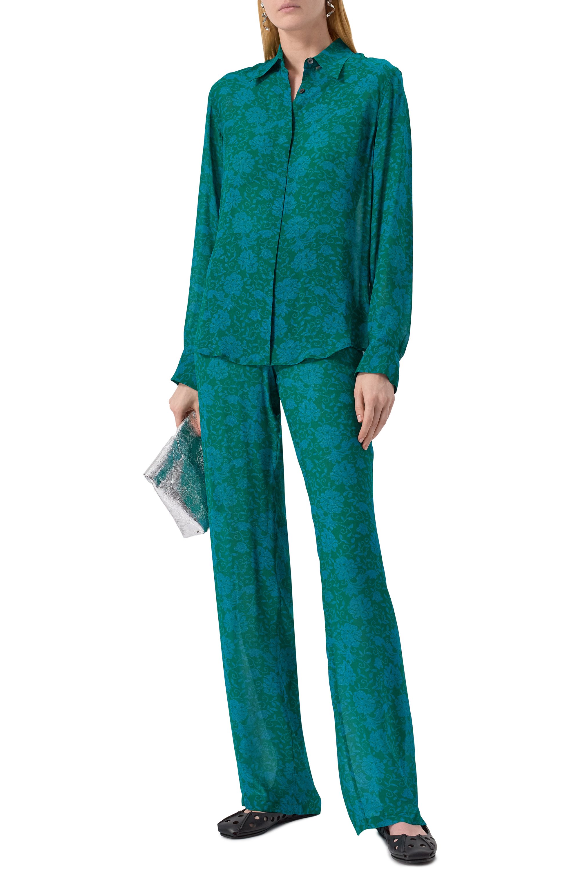 Блузка из вискозы DRIES VAN NOTEN, арт. 251-010706-1011, фото 2