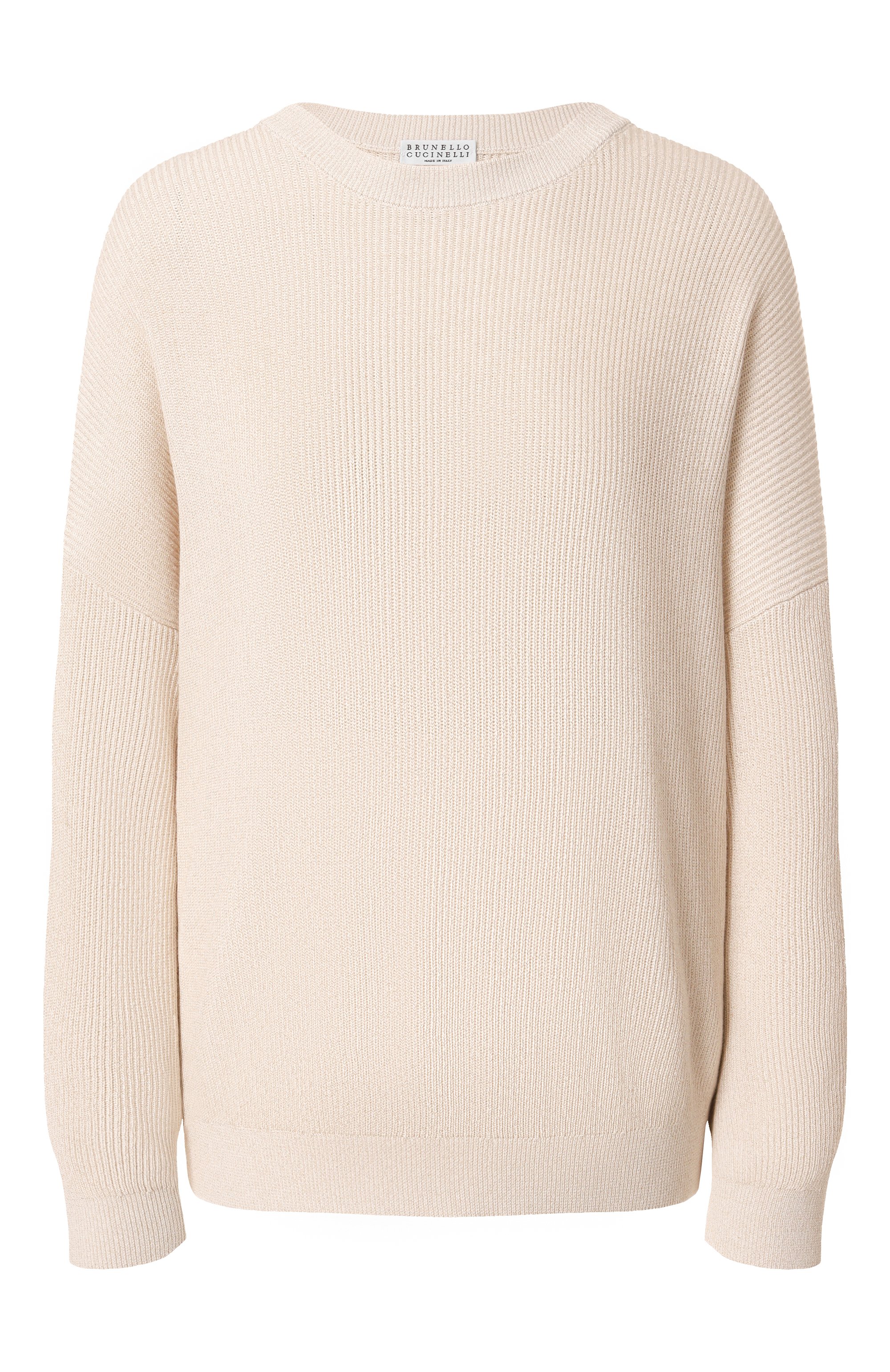 Свитер из хлопка и вискозы BRUNELLO CUCINELLI, арт. MAZ260200P, фото 1