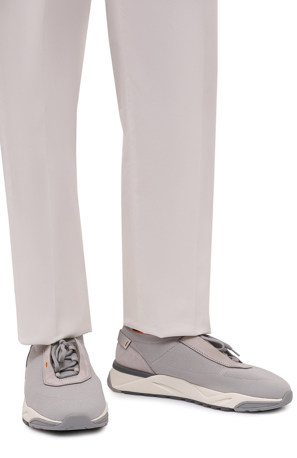 Текстильные кроссовки SANTONI, арт. MBI021601BGRCH0DG41, фото 3