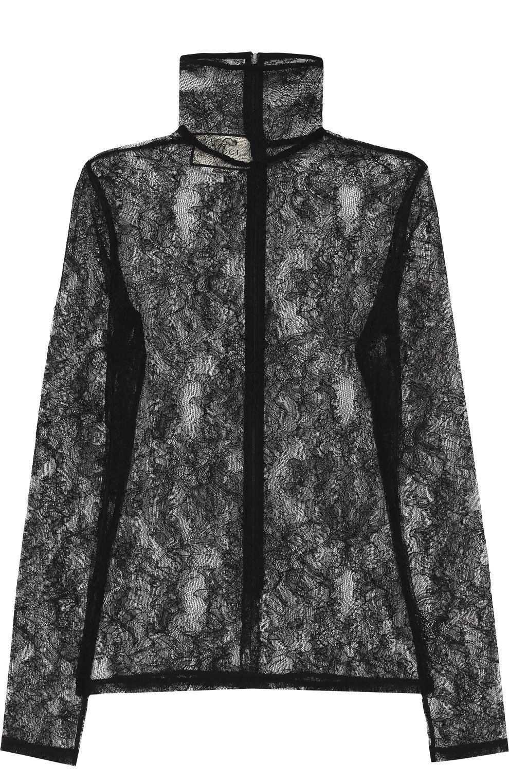 Кружевная прозрачная водолазка GUCCI, арт. 493616/XT519, фото 1