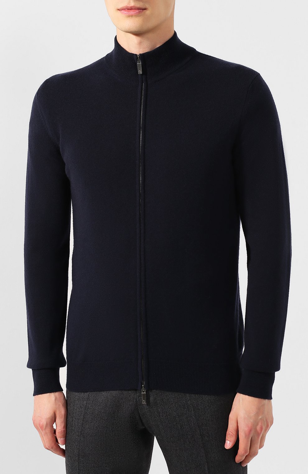 Кашемировый кардиган GIORGIO ARMANI темно-синего цвета по цене 141500 руб., арт. 6GSEA4/SMC2Z, фото 3 Кашемировый кардиган GIORGIO ARMANI, арт. 6GSEA4/SMC2Z, фото 3