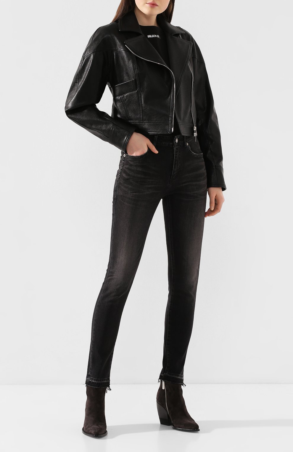 Куртка STELLA MCCARTNEY черного цвета по цене 99000 руб., арт. 600539/SJB14, фото 2 Куртка STELLA MCCARTNEY, арт. 600539/SJB14, фото 2