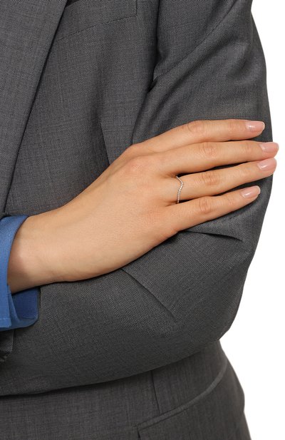 Кольцо-волна с цирконами MOONKA, арт. tr-wr-r, фото 2