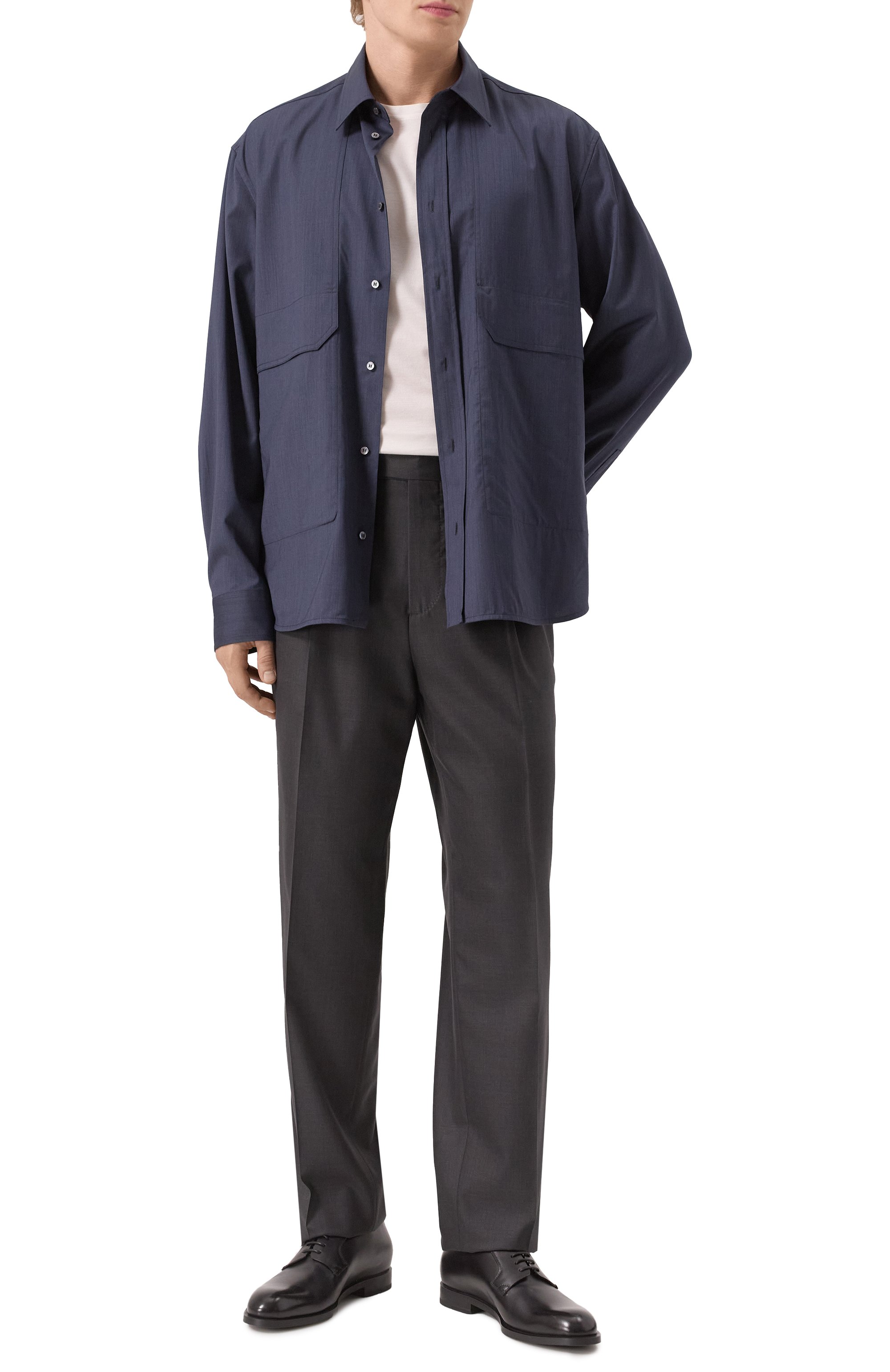 Шерстяная рубашка ZILLI, арт. SP0T01M028660014U, фото 2