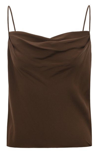 Женский шелковый топ BALMAIN, арт. AF0AD175SB66