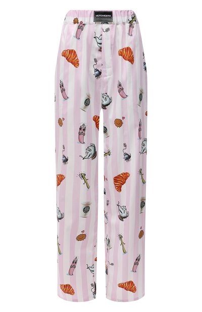 Женские хлопковые брюки VETEMENTS, арт. UE51PA400P 2603/W