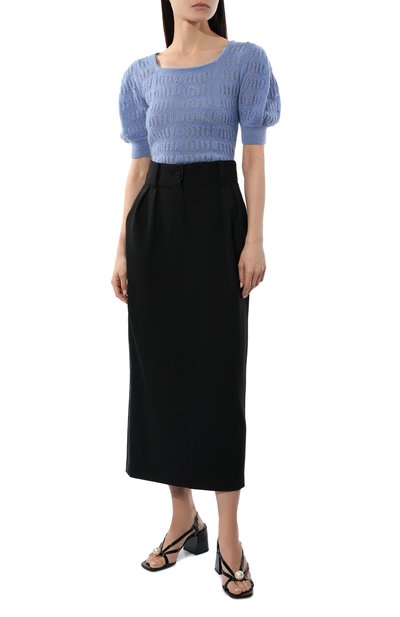 Кожаные босоножки MIU MIU, арт. 5X668D-XV4-F0002-M065, фото 2