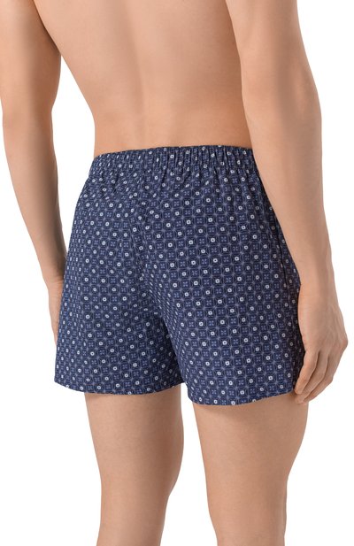 Хлопковые боксеры HANRO темно-синего цвета по цене 7880 руб., арт. 074013, фото 3 Хлопковые боксеры HANRO, арт. 074013, фото 3