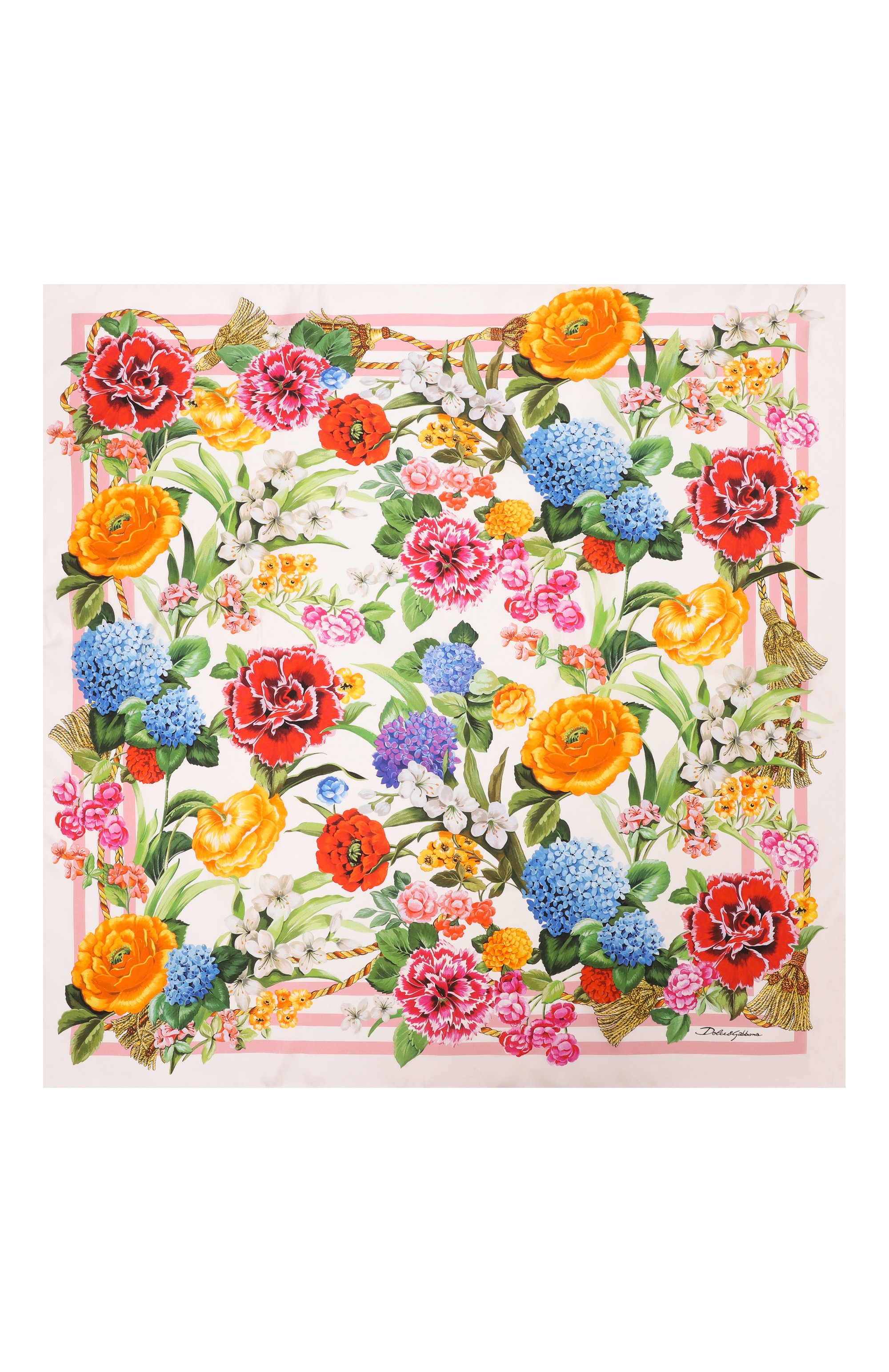 Шелковый платок DOLCE & GABBANA, арт. FN090R/GDCV9, фото 3