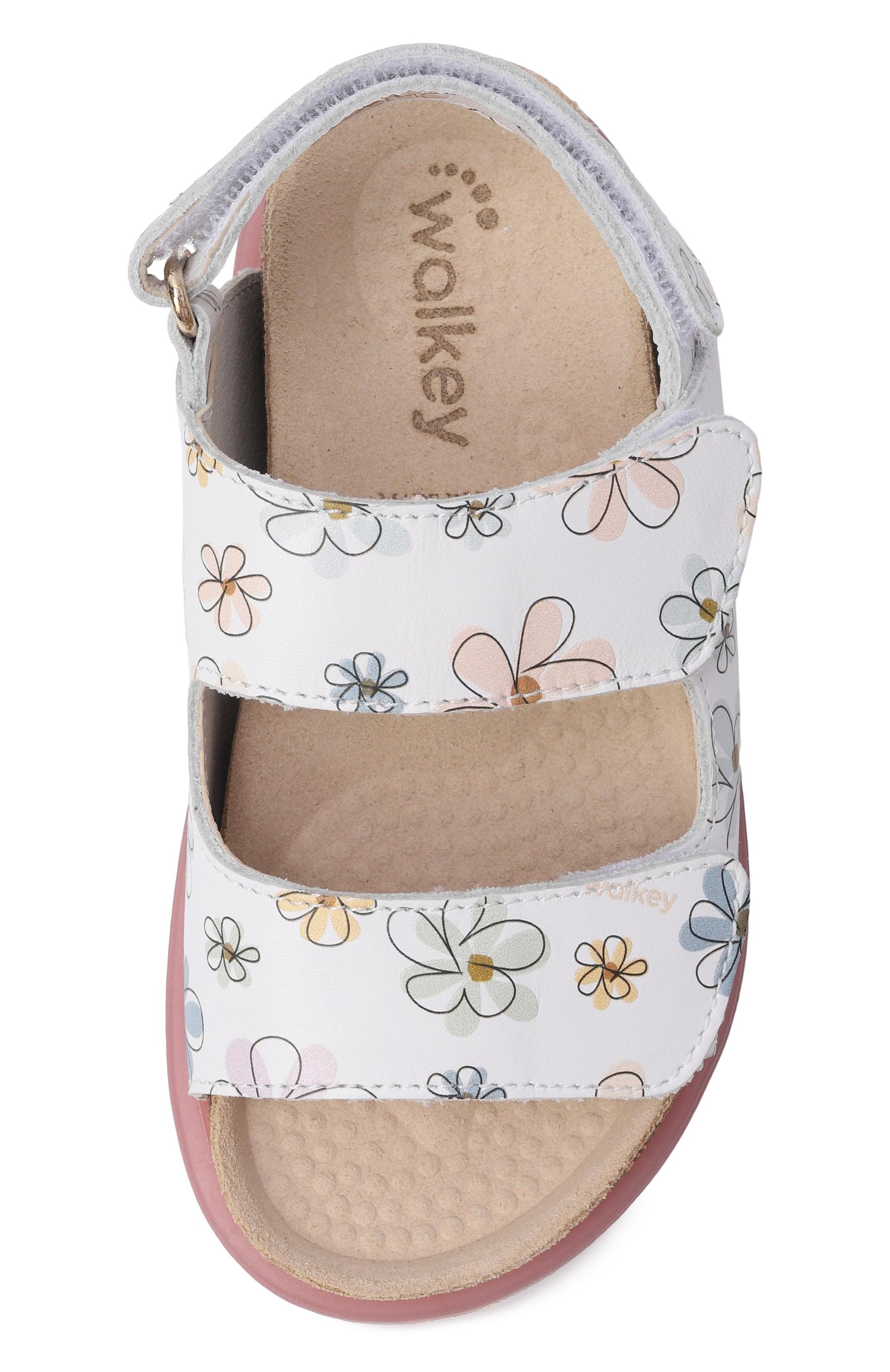 Кожаные сандалии WALKEY белого цвета по цене 14400 руб., арт. Y1A2-44209-1950, фото 4 Кожаные сандалии WALKEY, арт. Y1A2-44209-1950, фото 4