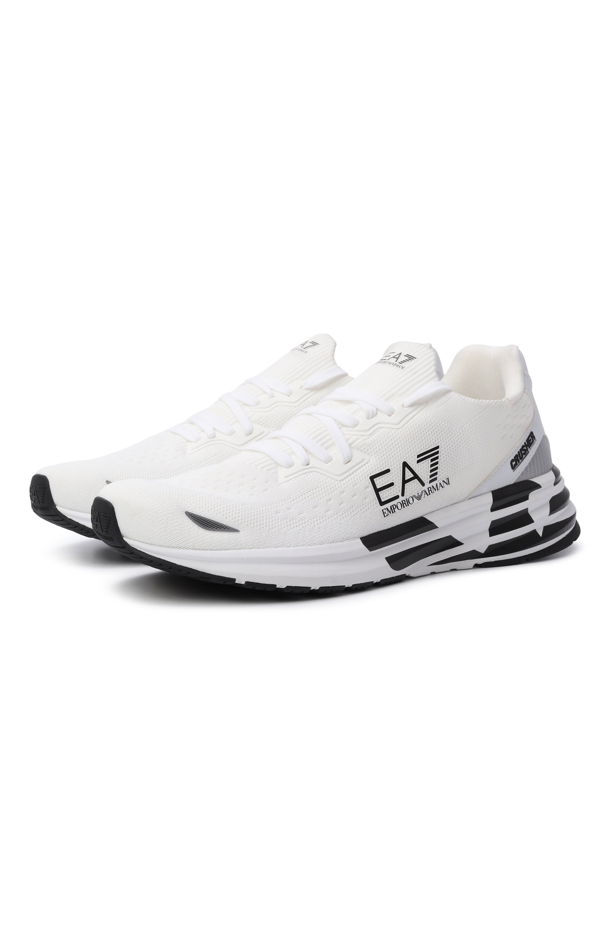 Текстильные кроссовки crusher distance knit 2.0 EA7, арт. 7X000652/AF18639, фото 1