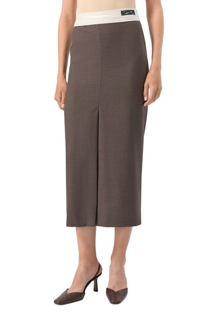 Шерстяная юбка ERIKA CAVALLINI, арт. P5WZ18, фото 3