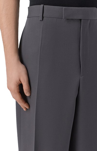 Шерстяные брюки JIL SANDER темно-серого цвета по цене 156000 руб., арт. J61KA0064/J40002, фото 5 Шерстяные брюки JIL SANDER, арт. J61KA0064/J40002, фото 5