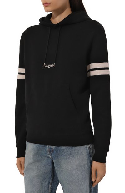 Хлопковое худи SAINT LAURENT, арт. 757076/Y36SW, фото 3