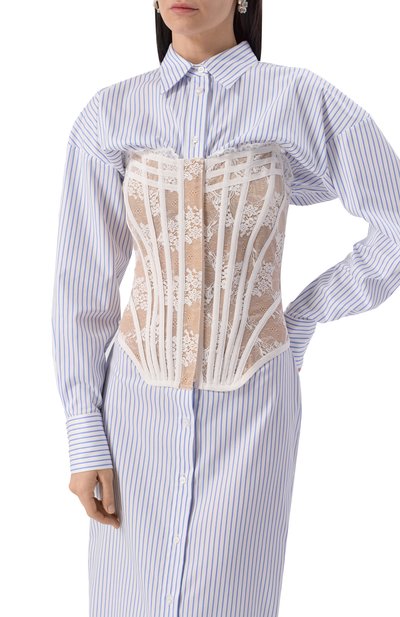 Хлопковое платье GIUSEPPE DI MORABITO, арт. 04SSLD146 04424, фото 5