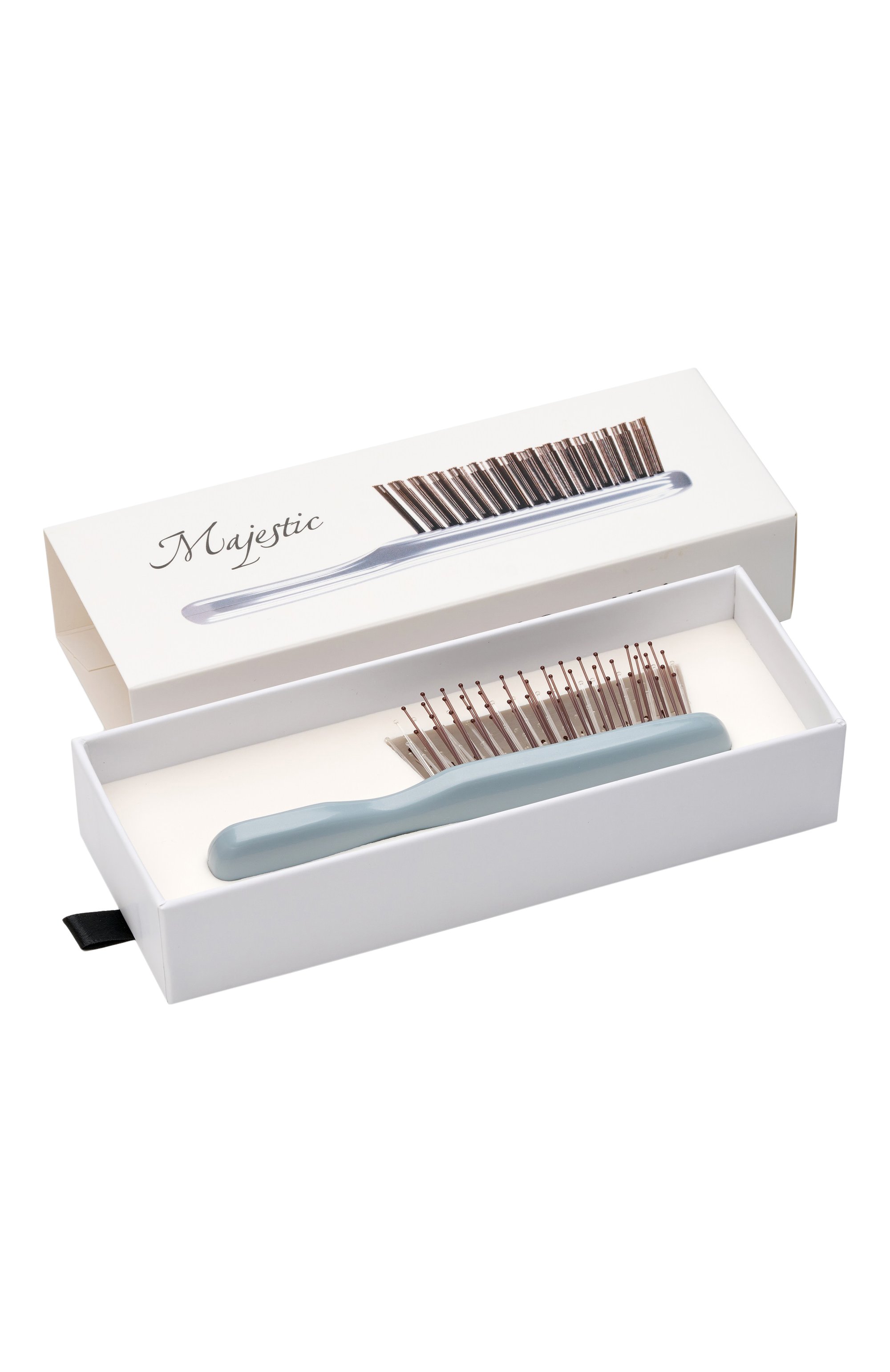 Мини-расческа scalp brush 198 зубцов, оттенок серый жемчуг MAJESTIC, арт. 4673748653119, фото 2