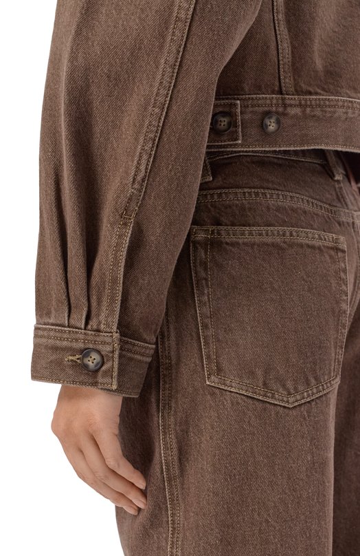 Джинсовая куртка 12 STOREEZ 135939 Коричневый  135939 Фото 5