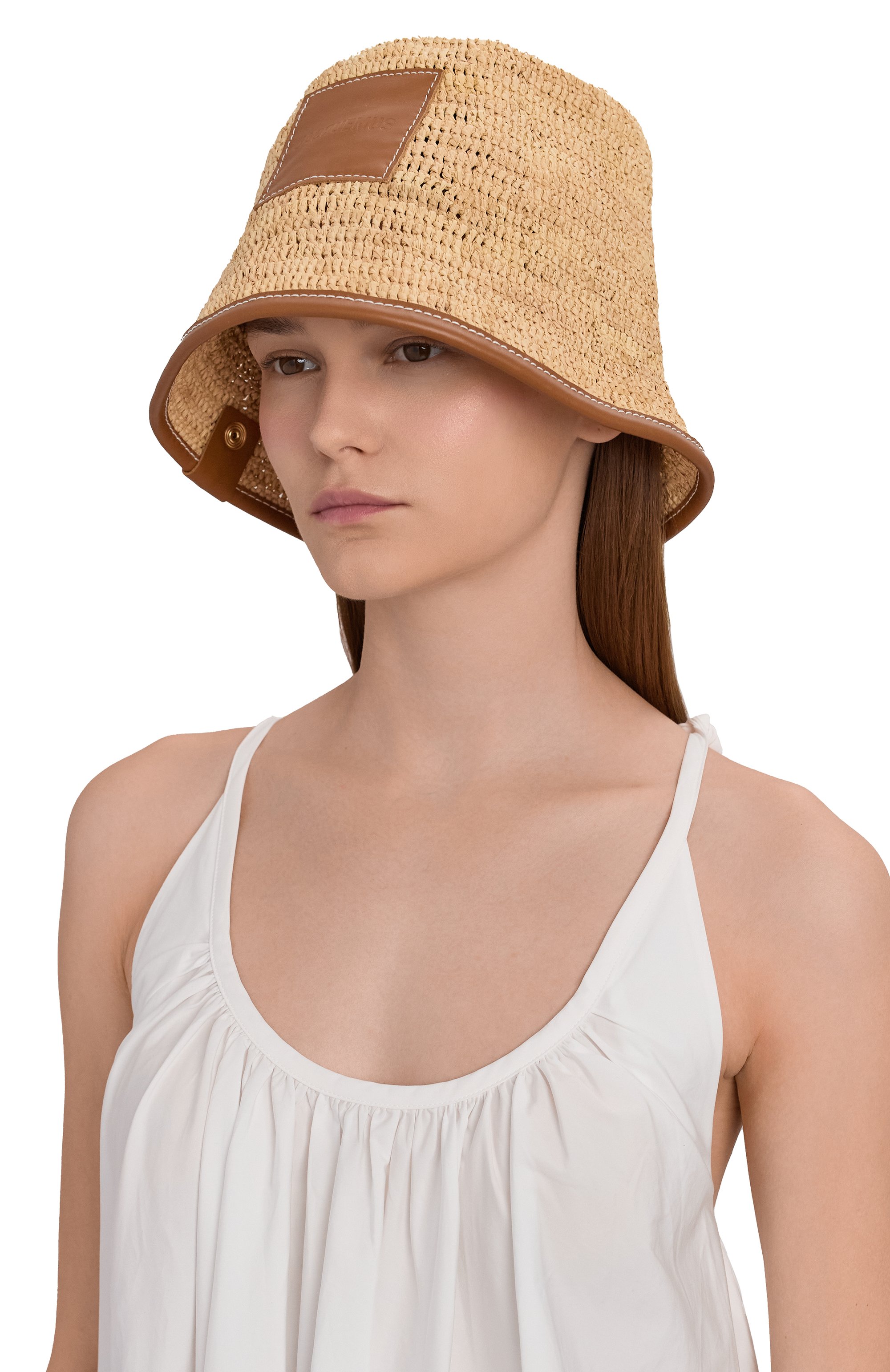 Панама из рафии JACQUEMUS, арт. 245AC642-3072, фото 2