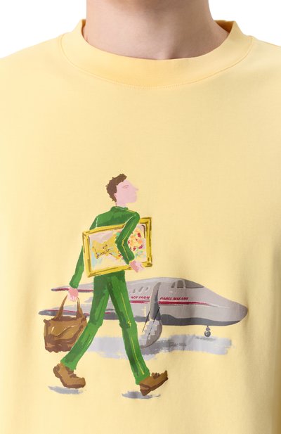 Хлопковая футболка DROLE DE MONSIEUR, арт. J-TS290-C0002-LYL, фото 5