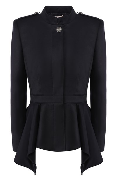Женский шерстяной жакет ALEXANDER MCQUEEN, арт. 581885/QJAAF