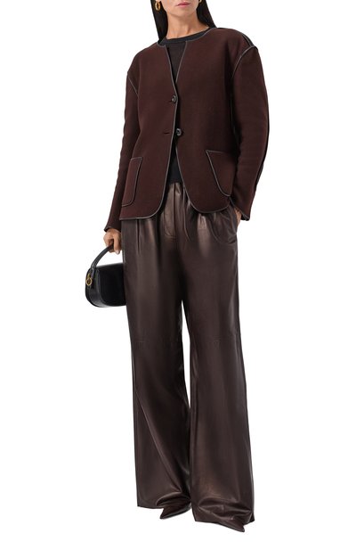 Кожаные брюки GIORGIO ARMANI, арт. GW002051/AF19603, фото 2