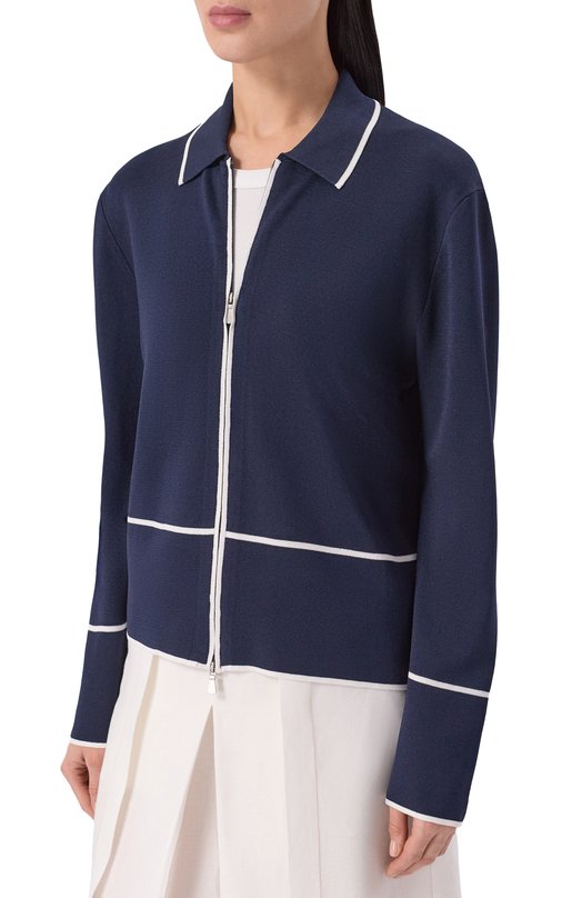 Кардиган из вискозы Gran Sasso 57212/27812 Синий  57212/27812 Фото 3