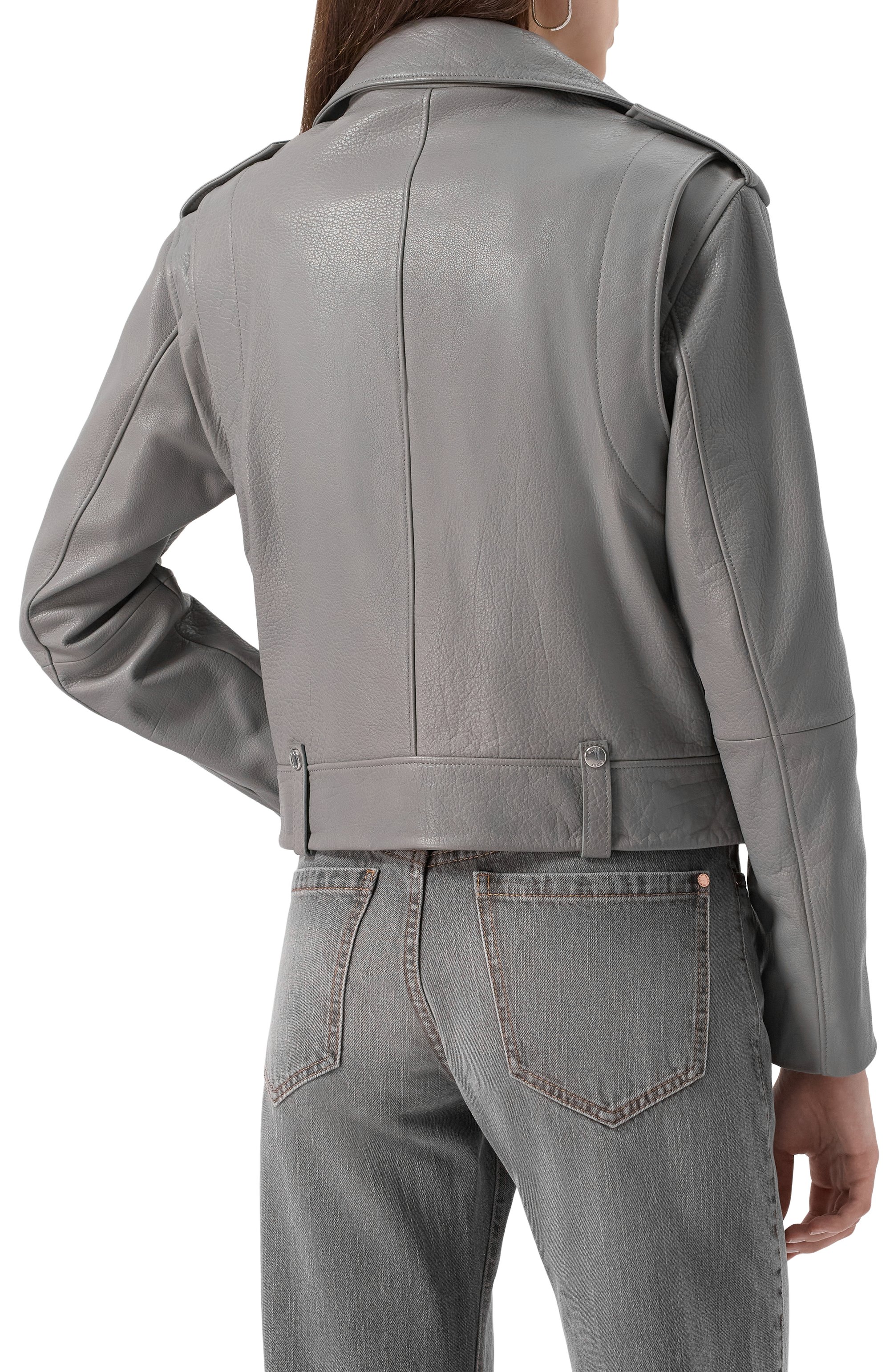 Кожаная куртка BOSS ORANGE, арт. 50541769, фото 4