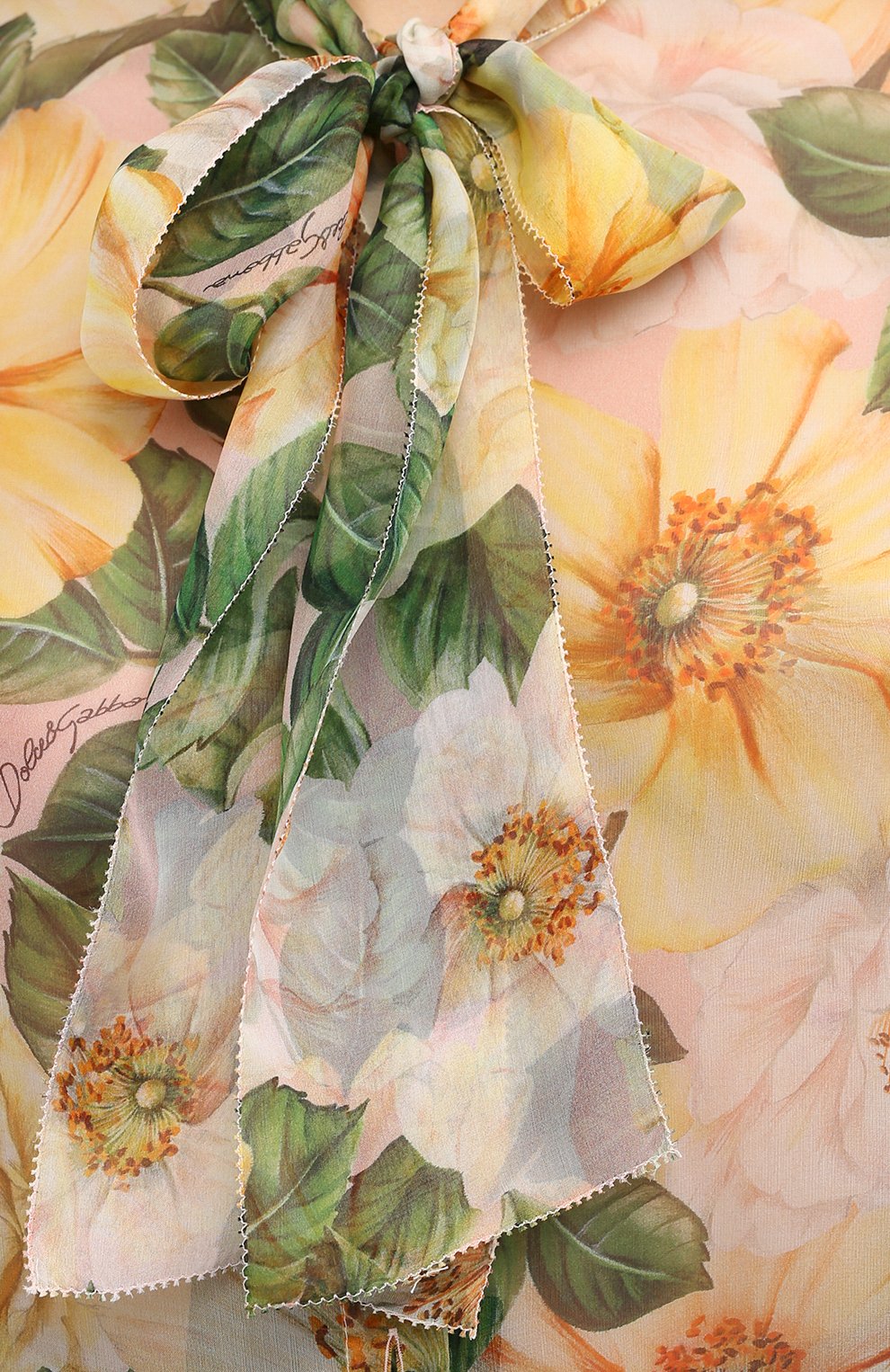 Шелковая блузка DOLCE & GABBANA, арт. F5L66T/IS1E5, фото 5