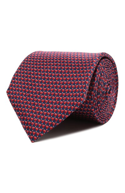 Мужской шелковый галстук CORNELIANI, арт. 87U390-1120322/00