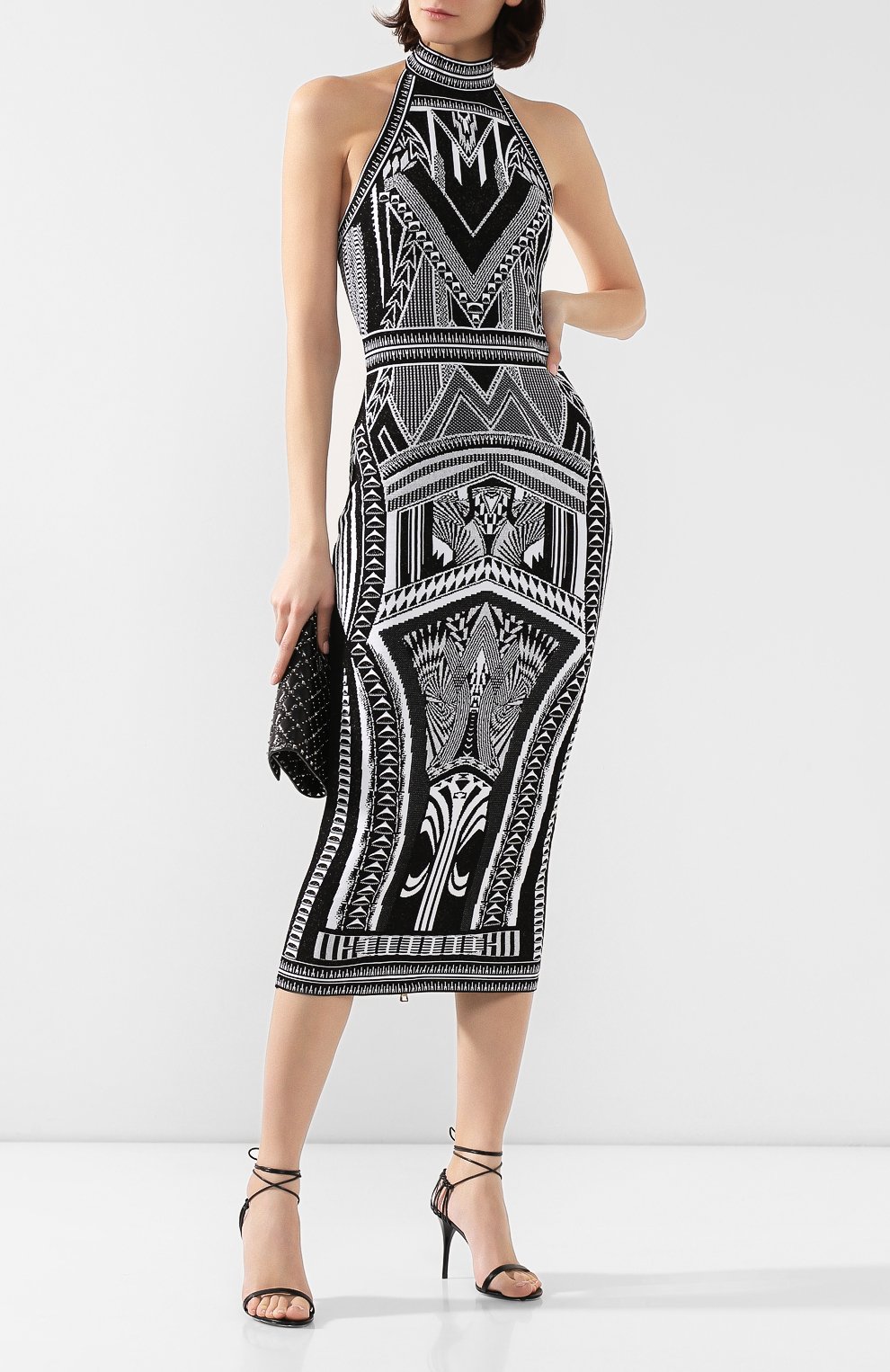 Платье BALMAIN черного цвета по цене 214500 руб., арт. TF16520/K011, фото 2 Платье BALMAIN, арт. TF16520/K011, фото 2