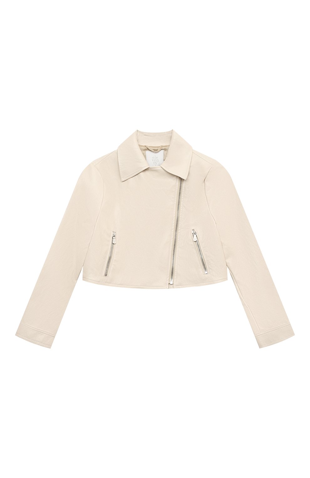 Куртка из экокожи ELEVENTY кремового цвета по цене 29950 руб., арт. EU2A27 H0047, фото 1 Куртка из экокожи ELEVENTY, арт. EU2A27 H0047, фото 1