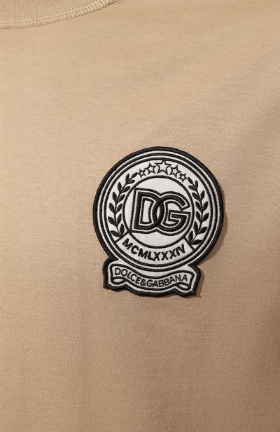 Хлопковая футболка DOLCE & GABBANA, арт. G8PN9Z/G7NYE, фото 5