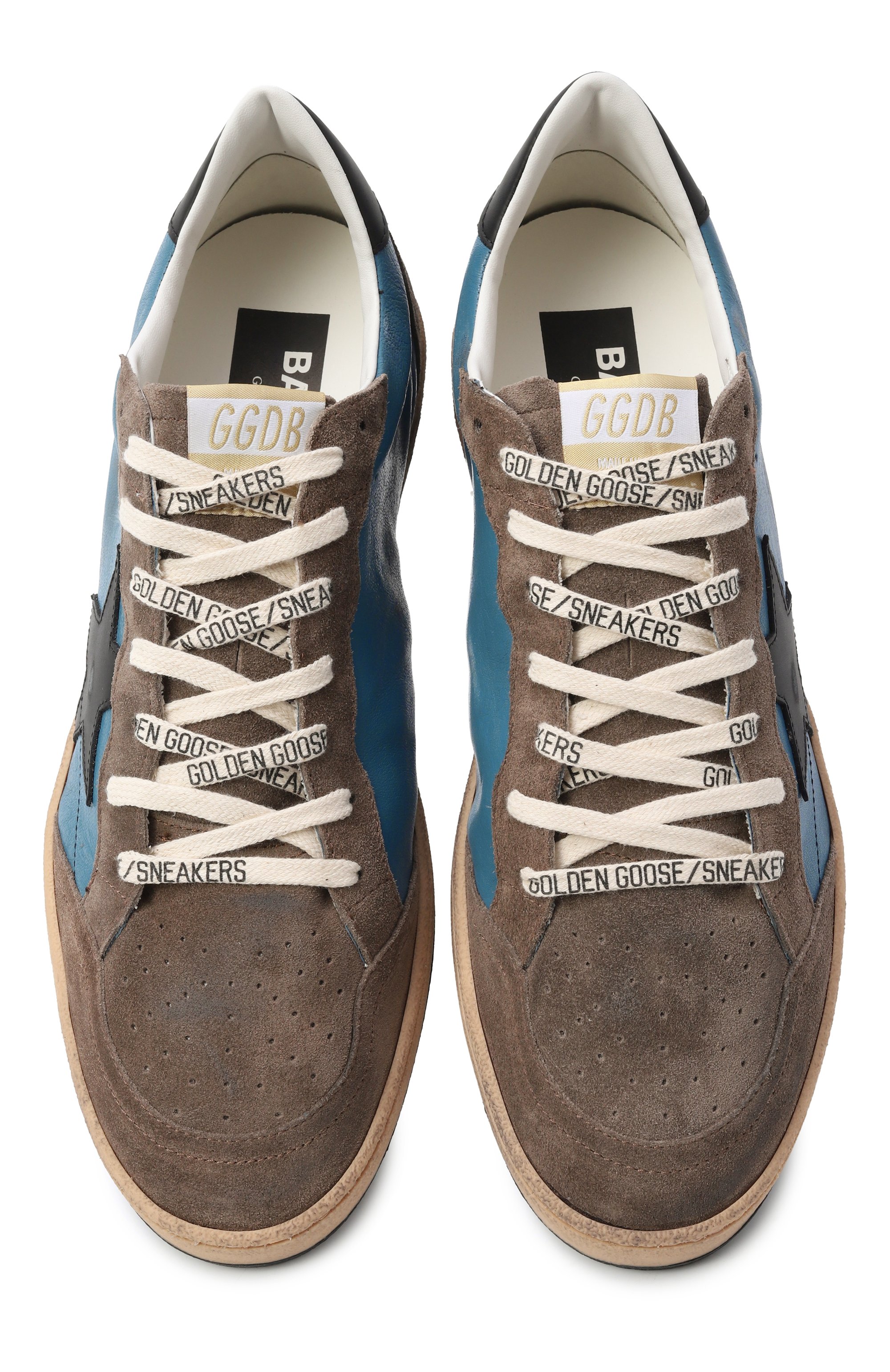 Кожаные кеды ball star GOLDEN GOOSE DELUXE BRAND, арт. GMF00117.F008130, фото 6