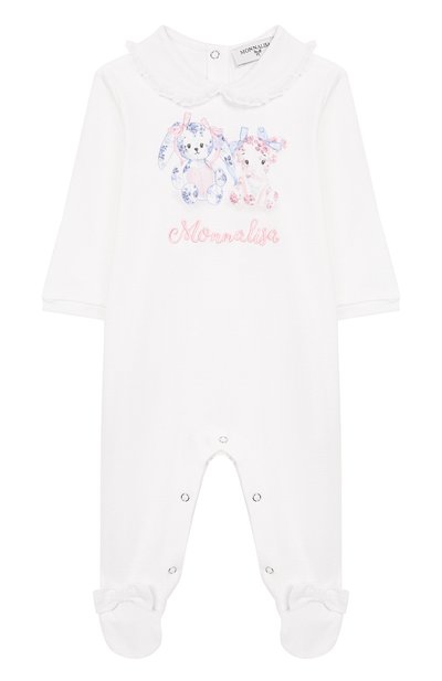 Хлопковый комбинезон MONNALISA, арт. 355200S4, фото 1