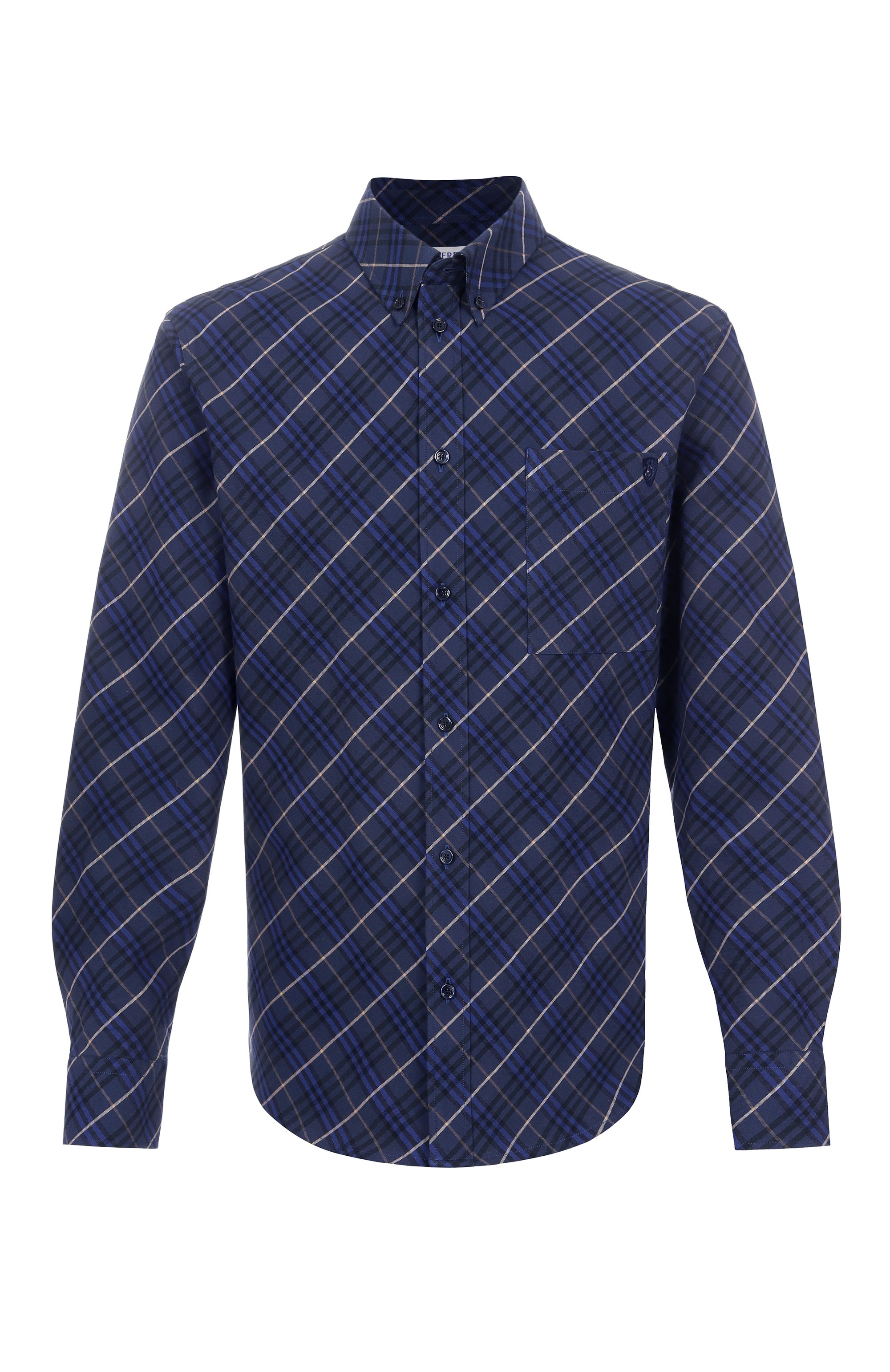 Хлопковая рубашка BURBERRY, арт. 8104073, фото 1