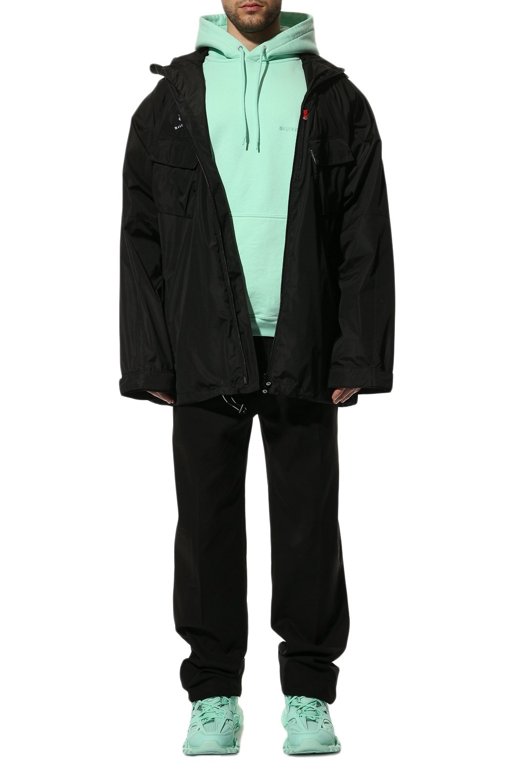 Хлопковое худи BALENCIAGA, арт. 600583/TLVB8, фото 2