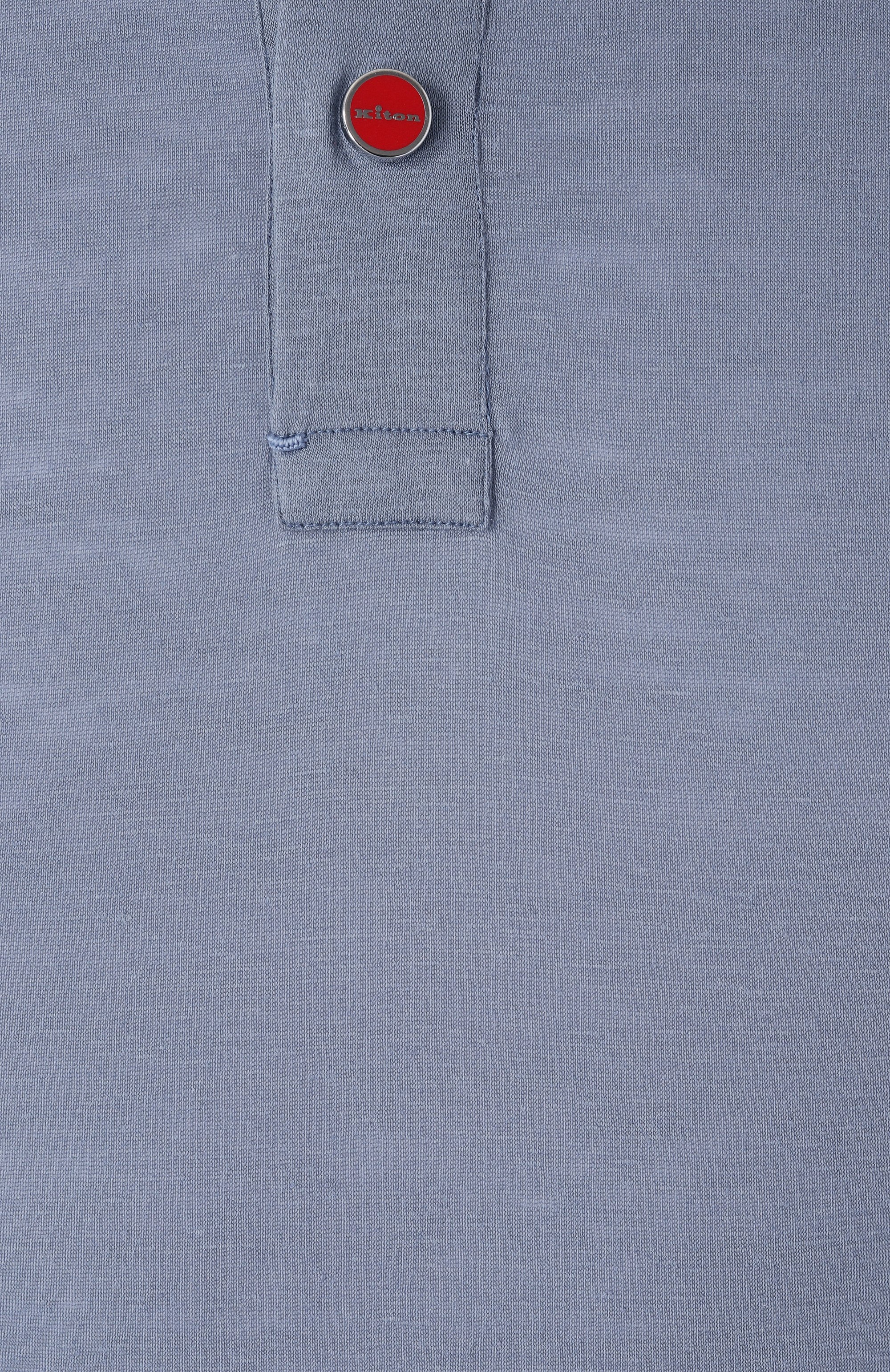 Поло из лиоцелла и хлопка KITON, арт. UMCP0SH0924204, фото 6