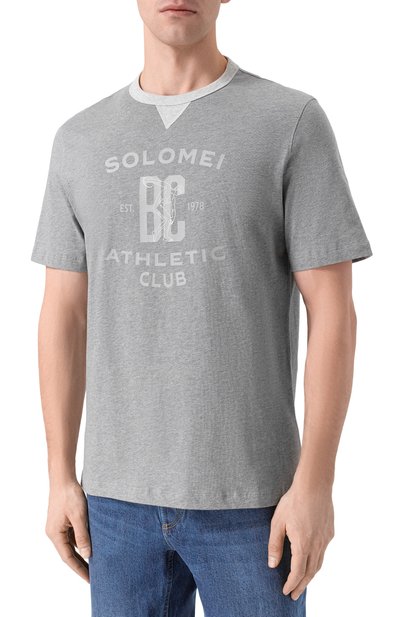 Хлопковая футболка BRUNELLO CUCINELLI, арт. M0B131001G, фото 3