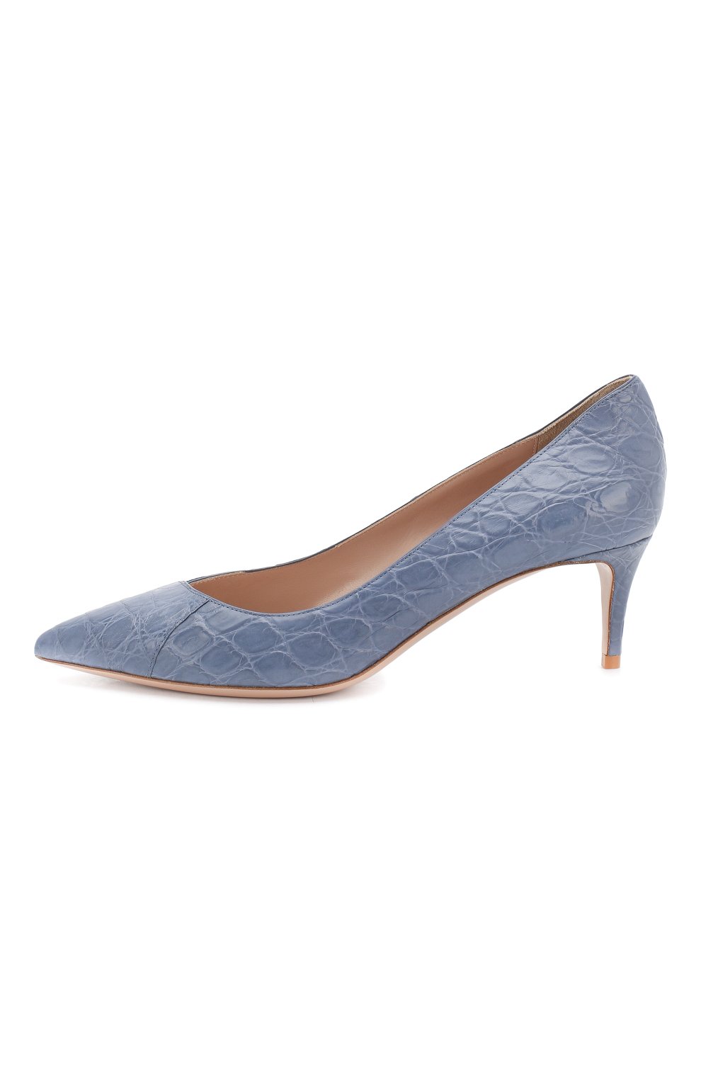 Кожаные туфли GIORGIO ARMANI голубого цвета по цене 224500 руб., арт. X1E718/XF085/CCR0, фото 3 Кожаные туфли GIORGIO ARMANI, арт. X1E718/XF085/CCR0, фото 3