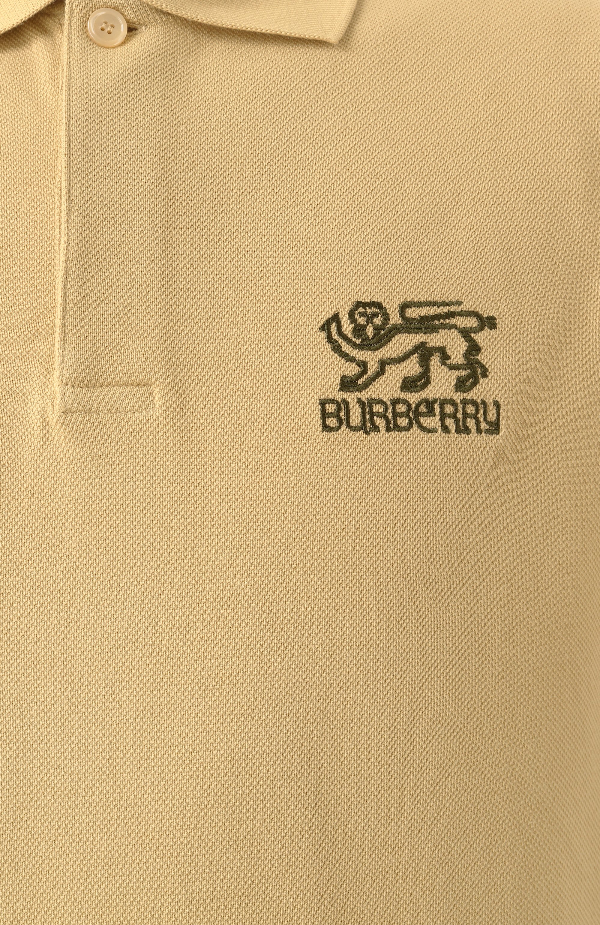 Хлопковое поло BURBERRY, арт. 8101349, фото 6