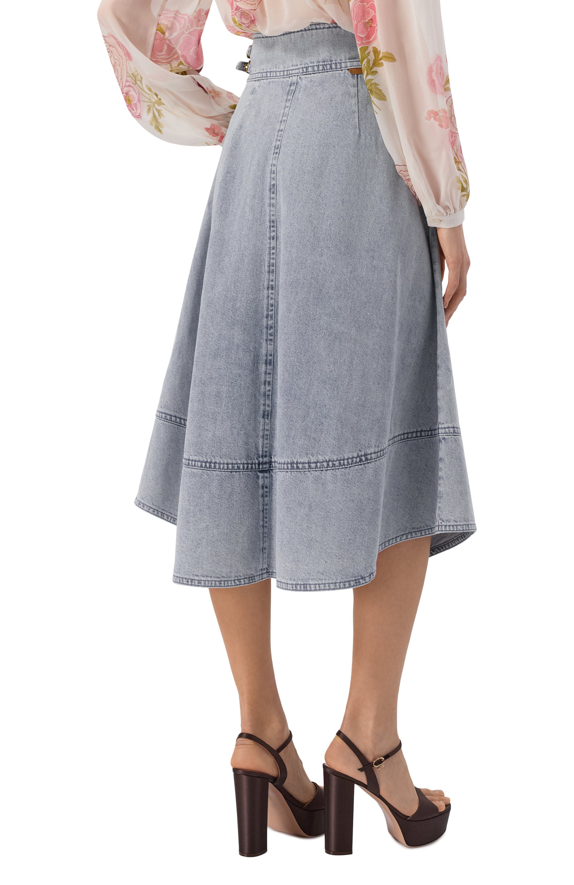 Джинсовая юбка ZIMMERMANN, арт. 6382SC26R, фото 4