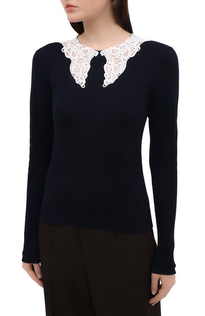 Хлопковый пуловер CHLOÉ, арт. CHC21SMP01590, фото 3