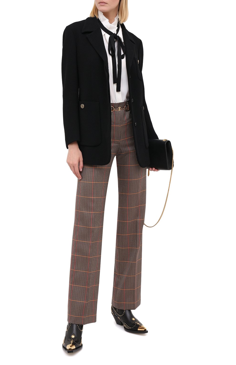 Шерстяные брюки BURBERRY, арт. 8030984, фото 2
