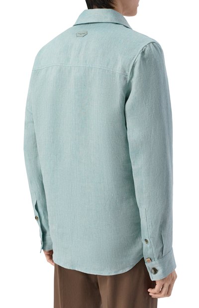 Льняная куртка-рубашка JACOB COHEN, арт. JUR_ER017 080 T861A RW, фото 4