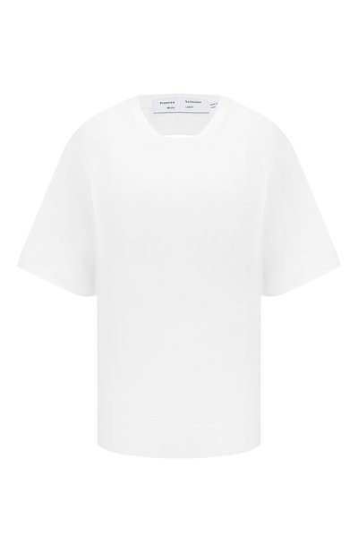 Женская хлопковая футболка PROENZA SCHOULER WHITE LABEL, арт. WL2034164-JC137