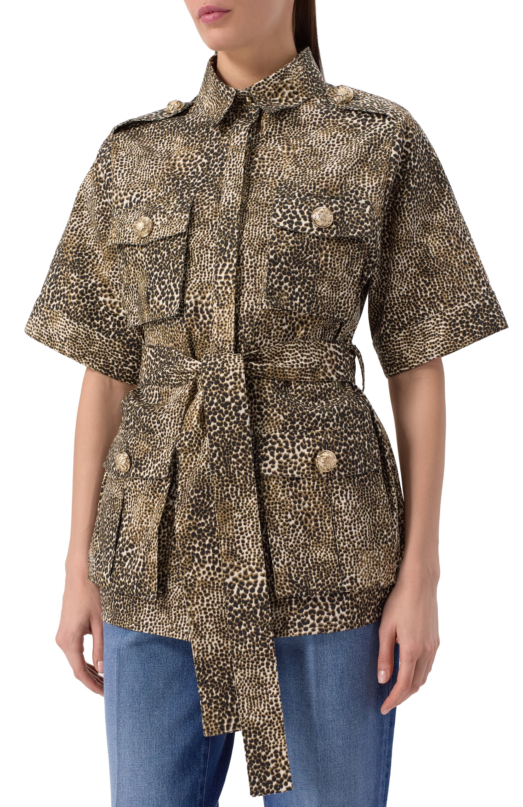 Хлопковая блузка ELIE SAAB, арт. SH098PS25, фото 3